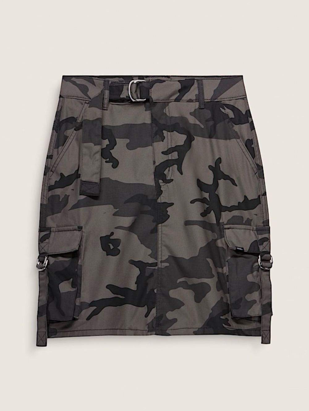 NWOT Vans 29” Waist Camo Cobra Cargo Skirt, 100% Cotton